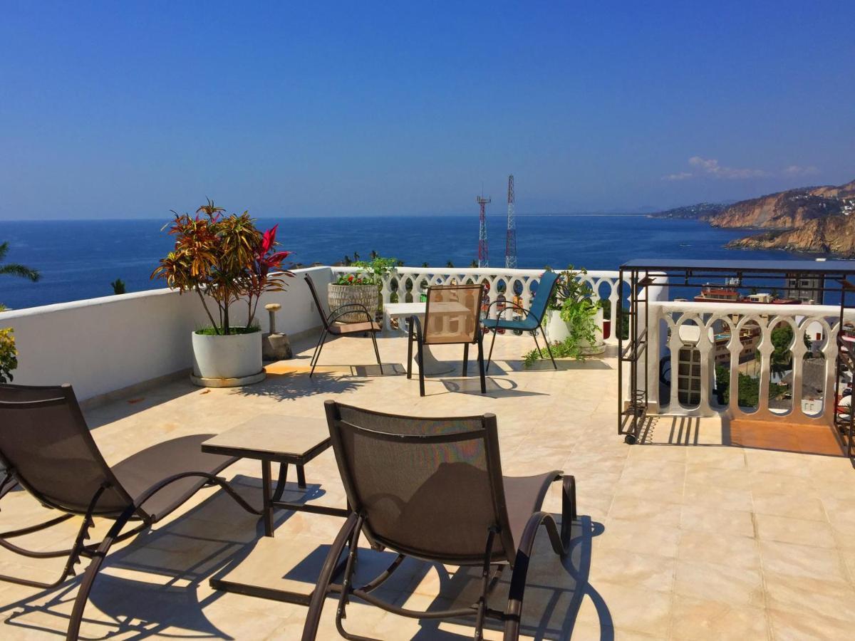 Villa Penthouse Vlm Gran Terraza 200 Metros Vista Inmejorable Piscina Gigante à Acapulco Extérieur photo